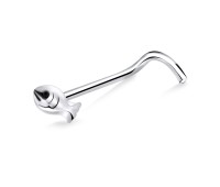 Little Fish Curved Nose Stud NSKB-837